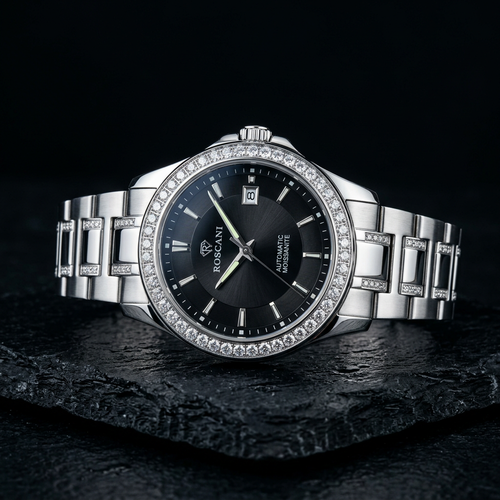 Iced Moissanite Watch