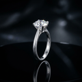 Moissanite Solitaire Ring