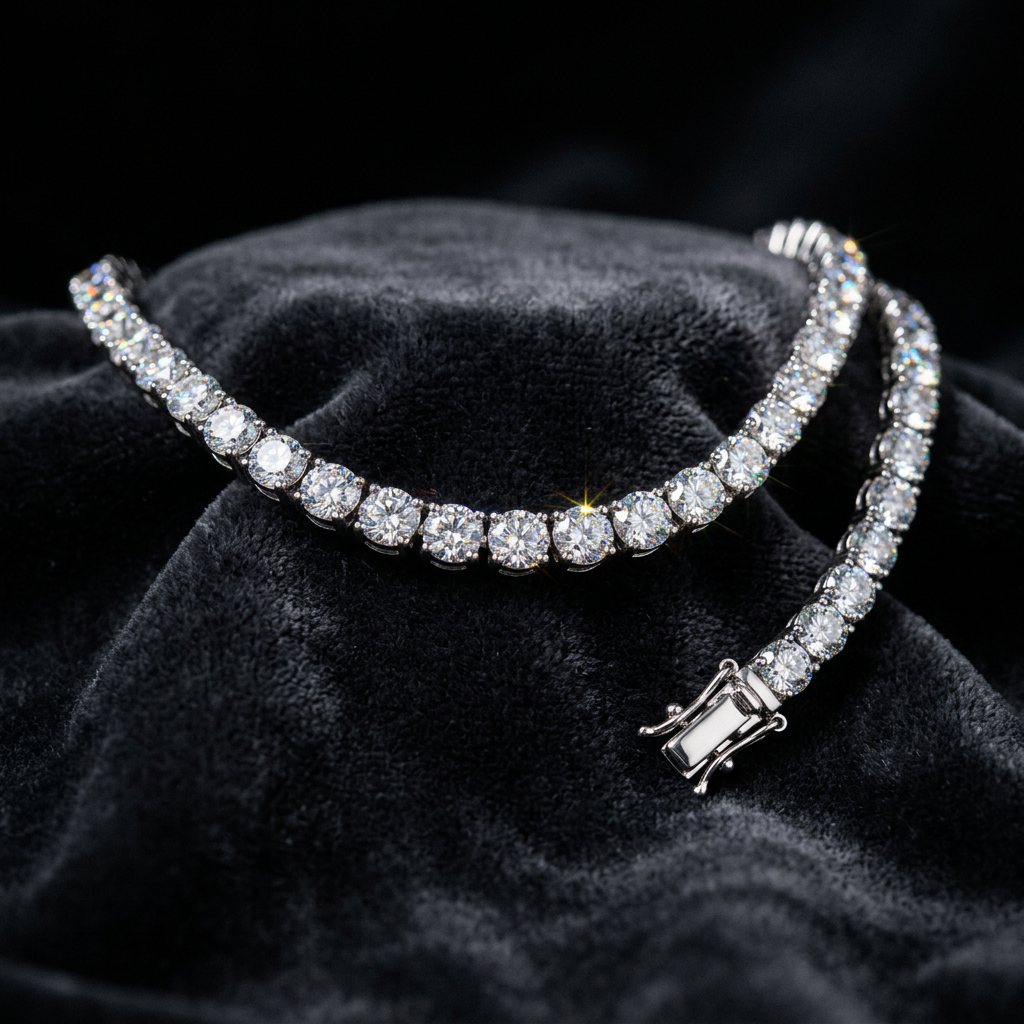 Moissanite Tennis Chain